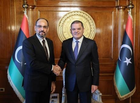 Doğu Akdeniz’de kritik temas! MİT Başkanı Kalın Trablus’ta Dibeybe ile görüştü