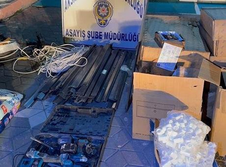Aksaray’da inşaat ve tır hırsızı operasyonla yakalandı