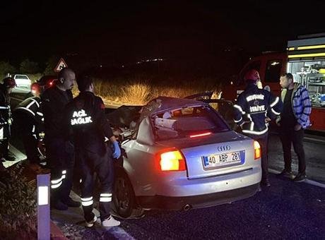 Yer: Nevşehir! TIR’a arkadan çarpan otomobilde 2 ölü