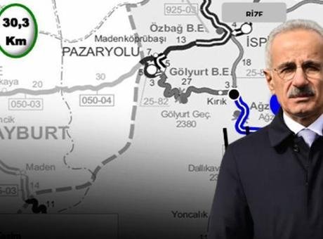 Erzurum-Rize yolunda 8 keskin viraj tarih oldu