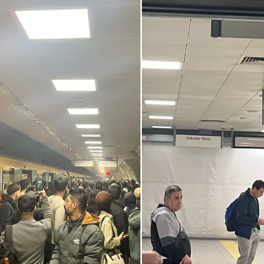 Üsküdar-Çekmeköy metrosunda panik anları! Yolculara vagonlardan uzak durun çağrısı yapıldı tünelde patlama yaşandı