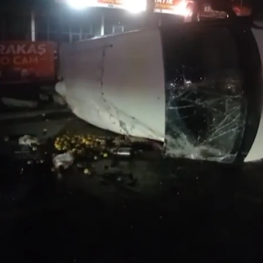 Malatya’da minibüs ile otomobil çarpıştı: 5 yaralı