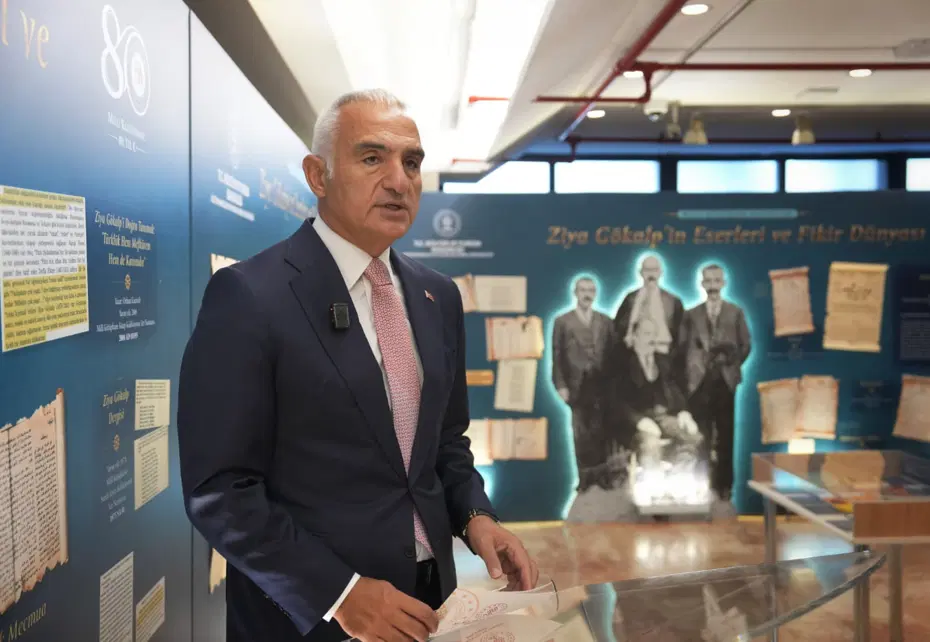 Ziya Gökalp’in doğumunun 150’nci yılına özel sergi. Milli Kütüphane’de açıldı