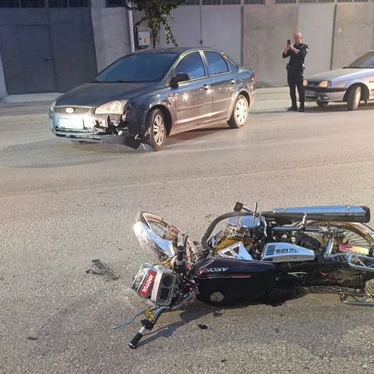 Çorum’da otomobil ile motosiklet çarpıştı: Bir kişi yaralandı
