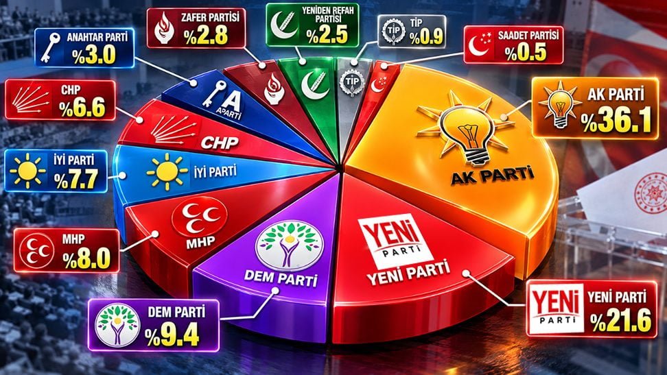 Abdulkadir Selvi partilerin son oy oranını yazdı! AK Parti en yakın rakibine yüzde 14.5 fark attı!