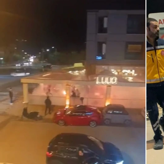 Kafeteryada korku dolu anlar: Isıtıcı bir anda alev aldı, biri ağır üç kişi yaralandı