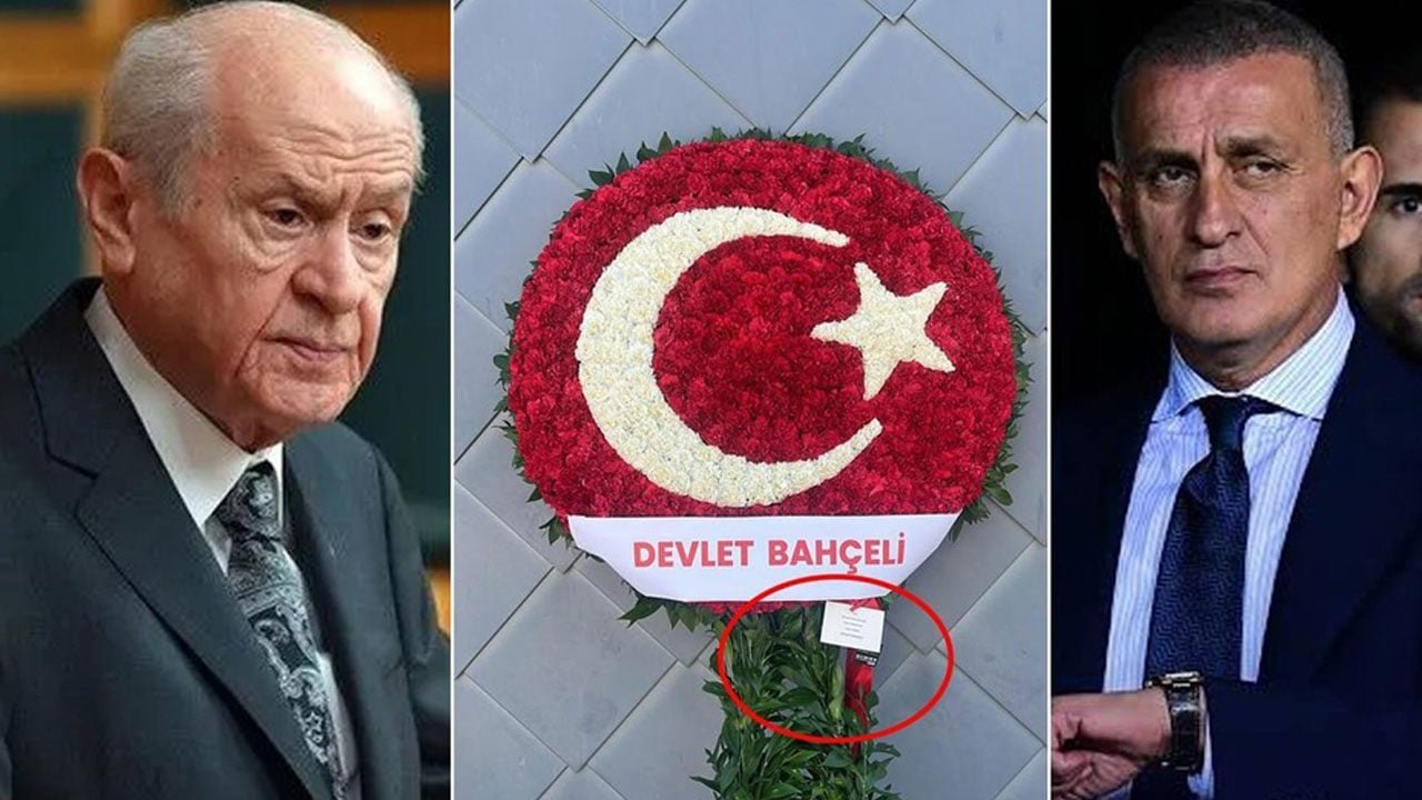 Bahçeli, TFF Başkanı’na çelenk gönderdi:  Yalnız değilsin! TFF Başkanı: Ellerinden öpüyorum!