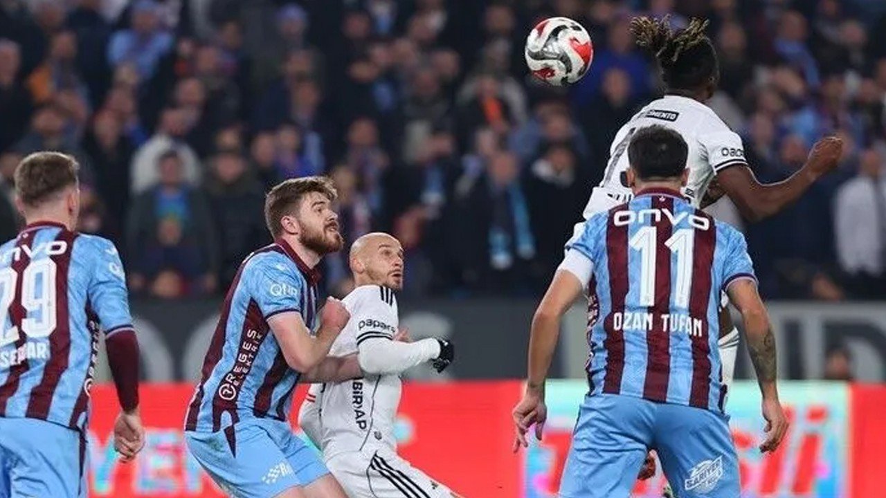Trabzonspor-Beşiktaş maçının ilk 11’leri belli oldu