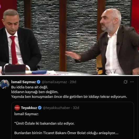 İsmail Saymaz’dan Ömer Bolat’a fon iftirasından sıyrılma paylaşımı: Kaynağı ben değilim