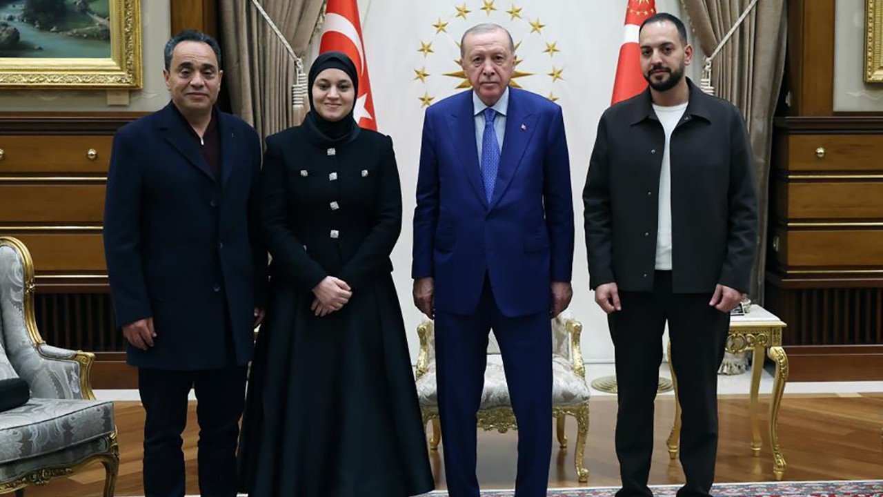Erdoğan, Filistinli Hind Rajab’ın ailesini kabul etti