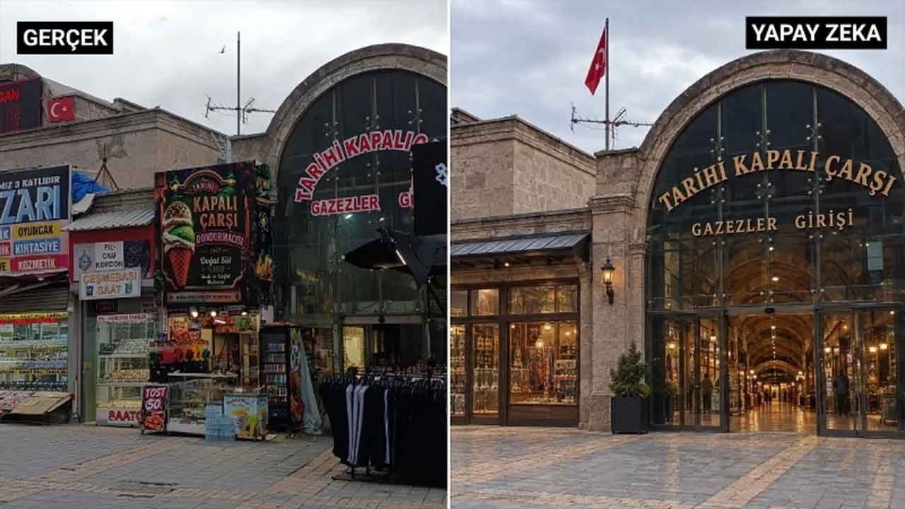 Kapalıçarşı’daki tabela kirliliğine yapay zekalı çözüm! Tasarımı görenler hayran kaldı!
