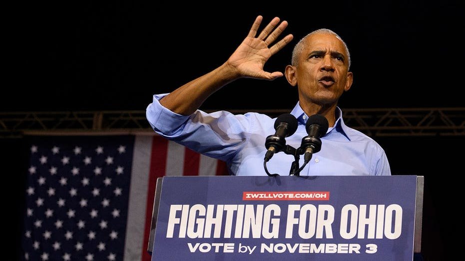 Obama compares Trump’s White House renovations to ‘Saddam Hussein opening a Cheesecake Factory’ at Ohio rally