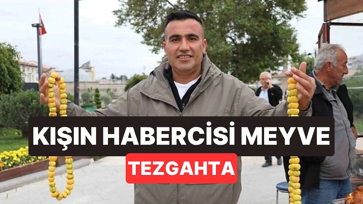 İpe Dizilip Satılıyor, Sadece 15 Gün Tezgahta Kalıyor: Kışın Habercisi Meyvenin Kilosu 75 Lira