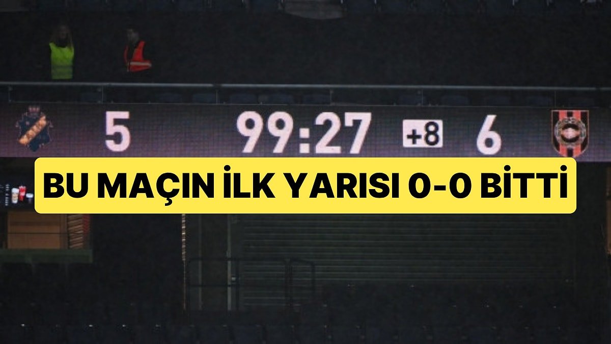 İsveç'te İlk Yarısı 0-0 Biten AIK-Brommapojkarna Maçında İkinci Yarıda 11 Gol Atıldı