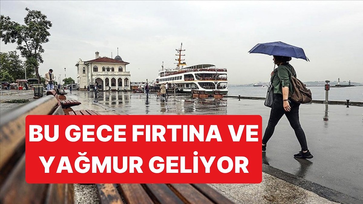 Pastırma Yazı Sona Eriyor, İstanbul'da Çarşamba Günü İçin Kuvvetli Sağanak Uyarısı Yapıldı