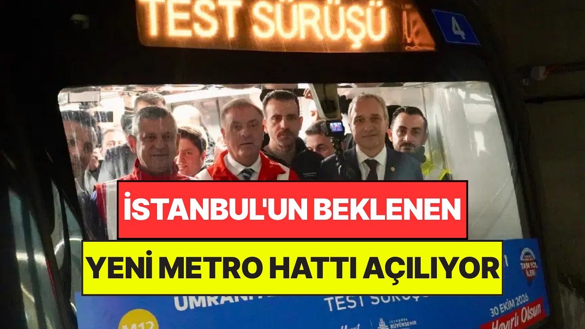Üç Hattı Bağlayacak: İstanbul'un Çok Beklenen Yeni Metro Hattı Açılıyor