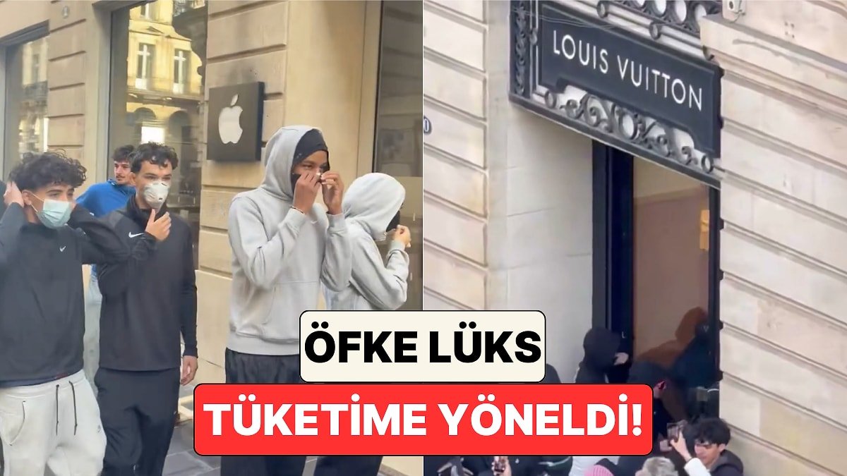 Fransa'daki Eylemlerde Öfke Paris'ten Marsilya'ya Lüks Mağazalara Yöneldi
