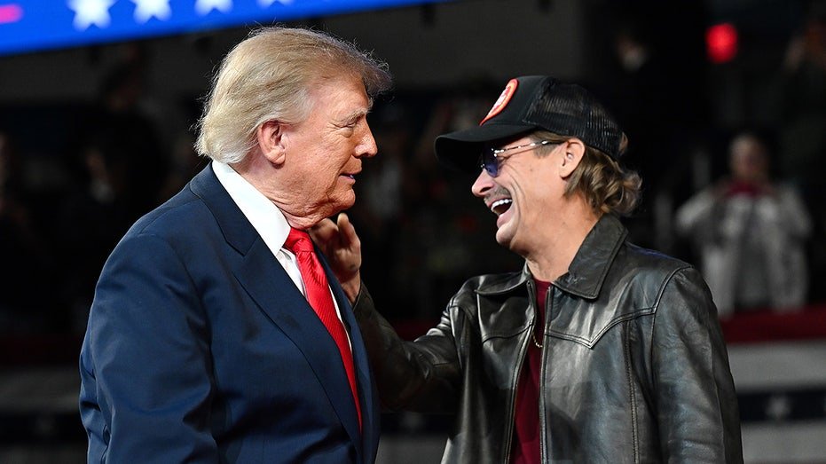 President talks ‘Trump Ocean,’ trades jokes with Tennessee crowd as Kid Rock kicks off sprawling rally