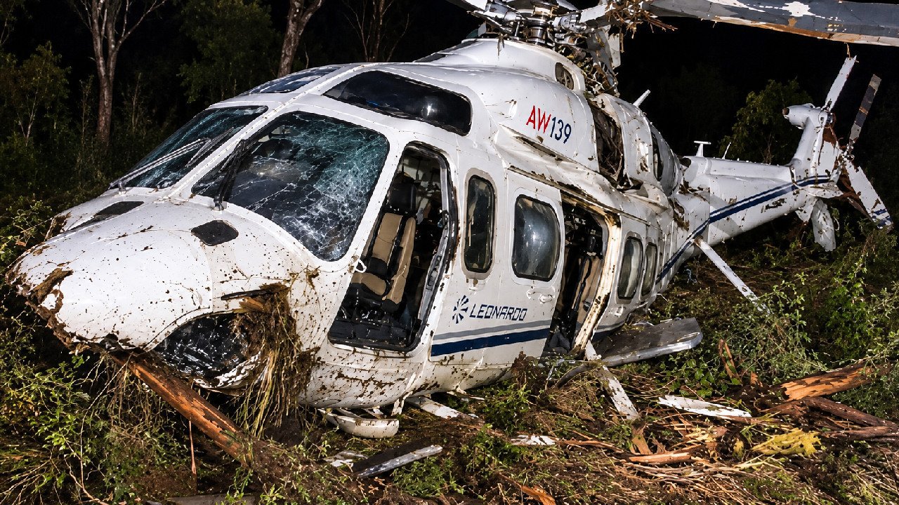 Helikopter düştü, milyoner iş insanı öldü